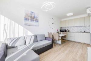 Kuchyň nebo kuchyňský kout v ubytování Cruiser Apartmanok Siófok By BLTN