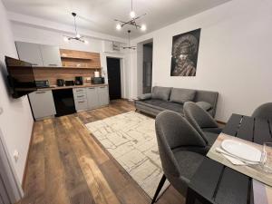 Η κουζίνα ή μικρή κουζίνα στο Zefir Apartments