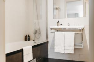 Koupelna v ubytování Oriente Atiram Hotel