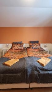 Voodi või voodid majutusasutuse Fornilækur Guesthouse toas
