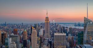 Nespecifikovaný výhled na destinaci New York nebo výhled na město při pohledu z hotelu