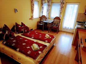 Posteľ alebo postele v izbe v ubytovaní Haus Maria Appartements