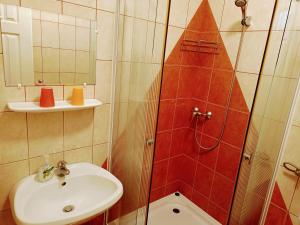 Kúpeľňa v ubytovaní Haus Maria Appartements