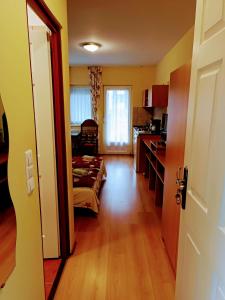 Televízia a/alebo spoločenská miestnosť v ubytovaní Haus Maria Appartements