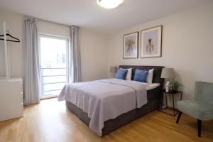 Postel nebo postele na pokoji v ubytování Tallinn City Apartments Roosikrantsi