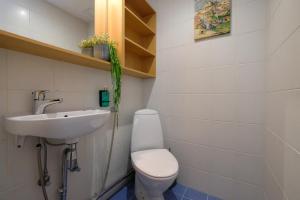 Koupelna v ubytování Tallinn City Apartments Roosikrantsi