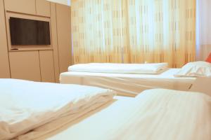 Postel nebo postele na pokoji v ubytování Isar City Hotel