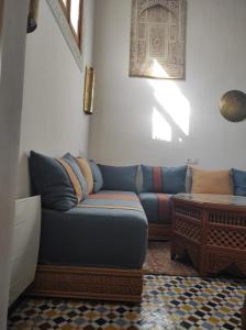 Posezení v ubytování Riad Averroès