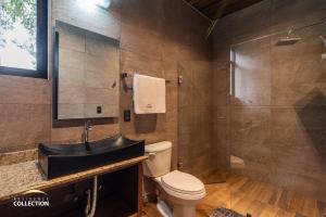 Bagno di Cabaña de lujo en La Toscana Mazamitla 1