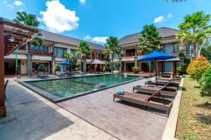 Bazén v ubytování Vidi Boutique Hotel nebo v jeho okolí