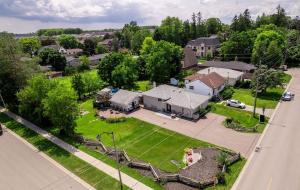 an aerial view of a house with a yard at Amazing property to Enjoy. in Stouffville