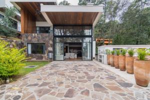 Zahrada ubytování La Toscana Cabaña de lujo en Mazamitla 2