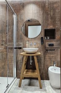 Koupelna v ubytování Binario1 Rooms