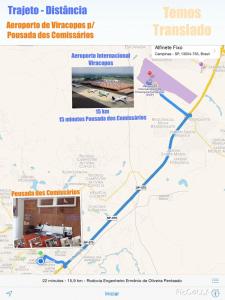 a map of the trans american pipeline reconstruction at Pousada Dos Comissarios in Indaiatuba