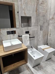 Koupelna v ubytování Binario1 Rooms