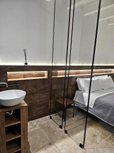 Koupelna v ubytování Binario1 Rooms