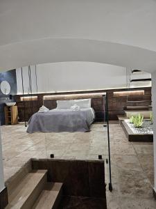 Postel nebo postele na pokoji v ubytování Binario1 Rooms