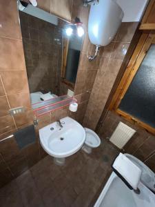 Koupelna v ubytování Ciamarra Rooms
