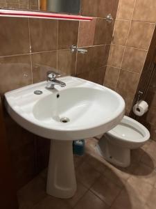 Koupelna v ubytování Ciamarra Rooms