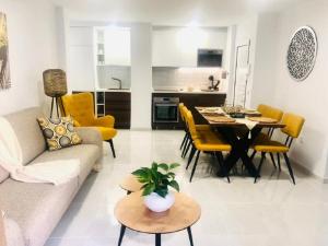A kitchen or kitchenette at Luxury Bahia Sea Views By Deihu Experiences