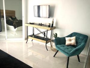 A seating area at Luxury Bahia Sea Views By Deihu Experiences