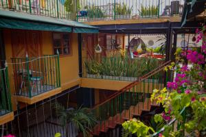 Balkón nebo terasa v ubytování Hotel La Casona de Getsemani
