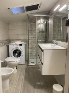 Koupelna v ubytování RESIDENCE VIOLA