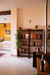 Knihovna v bed and breakfast