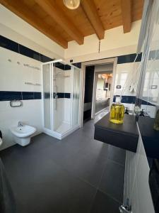 Kylpyhuone majoituspaikassa Casa Alva