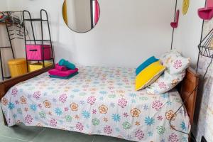 Postel nebo postele na pokoji v ubytování Villa T4 avec piscine, 6 à 8 personnes