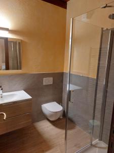 Koupelna v ubytování AGRITURISMO DA RICCARDO