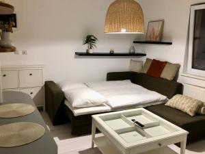 Posedenie v ubytovaní Apartmán v centre Žiliny s parkovaním
