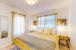Voodi või voodid majutusasutuse Evergreen Hideaway toas