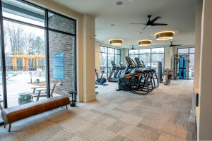 Fitness centrum a/nebo fitness zařízení v ubytování Luxurious Brand New 3BR 2B Apt in Heart of Athens