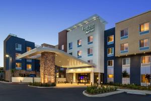 a rendering of the front of a hotel at Fairfield Inn & Suites by Marriott San Diego North/San Marcos in San Marcos