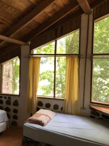 Voodi või voodid majutusasutuse Jungle River Lodge toas