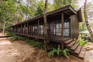 a house in the middle of a forest at Roxy Sematan & Telok Serabang in Sematan