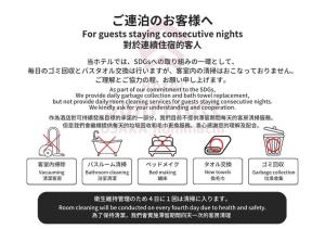 ein Poster mit einem Diagramm verschiedener Textarten in der Unterkunft Hotel Sanrriot Osaka honmachi - Vacation STAY 22302v in Osaka