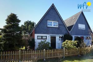 Bygningen som feriehuset ligger i