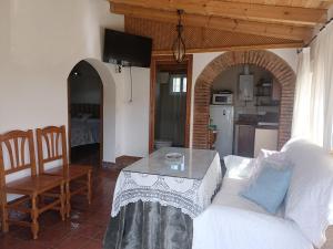 Χώρος καθιστικού στο Finca del Abu