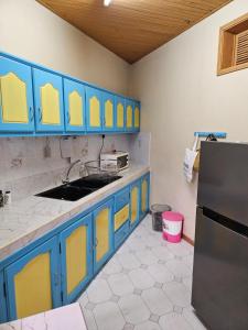 Kuchyň nebo kuchyňský kout v ubytování Residence Les Preverts