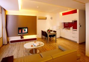 TV a/nebo společenská místnost v ubytování Eldorado Resort