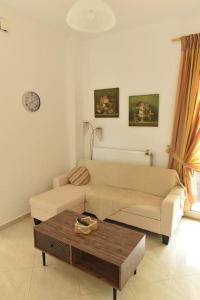 Posezení v ubytování apartment irini