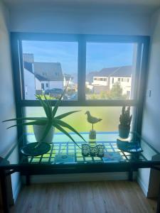 En balkon eller terrasse på Les Sept Îles