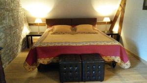 Postel nebo postele na pokoji v ubytování B&B Willow Lodge