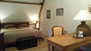 Postel nebo postele na pokoji v ubytování B&B Willow Lodge