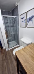 Koupelna v ubytování Seaview cosy 2 bed home in Lamlash - 'Mid Drive'