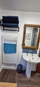 Koupelna v ubytování Seaview cosy 2 bed home in Lamlash - 'Mid Drive'