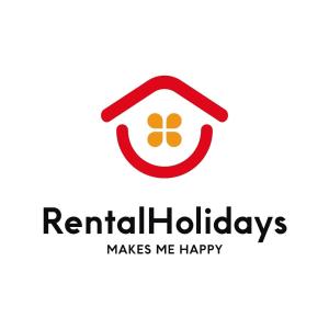 a logo for rental holidays makes me happy at Casa Rural Girasoles Calig REF. 046 in Castellón de la Plana