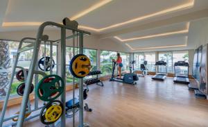 Fitness centrum a/nebo fitness zařízení v ubytování Holiday Garden Resort- Ultra All İnclusive
